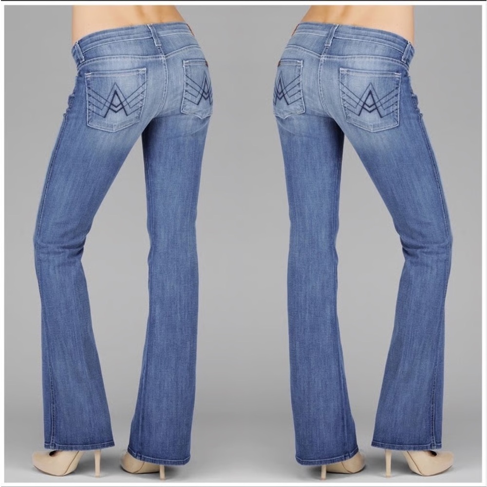 7 For All Mankind 'A' Pocket Boot Cut Jeans / Size 28